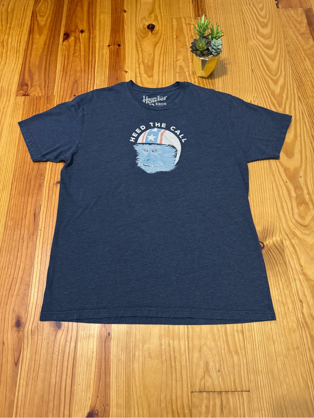 Howler Bros 'Heed The Call' T Shirt Mens Size XL Blue Logo Graphic Casual